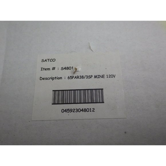 Satco Light Bulb 65PAR38/3FL MINE 80314 S4801 - Picture 7 of 7